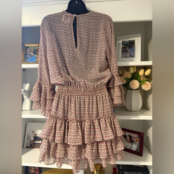 Misa Los Angeles Bernita Floral Ruffle Dress - Picture 3 of 4